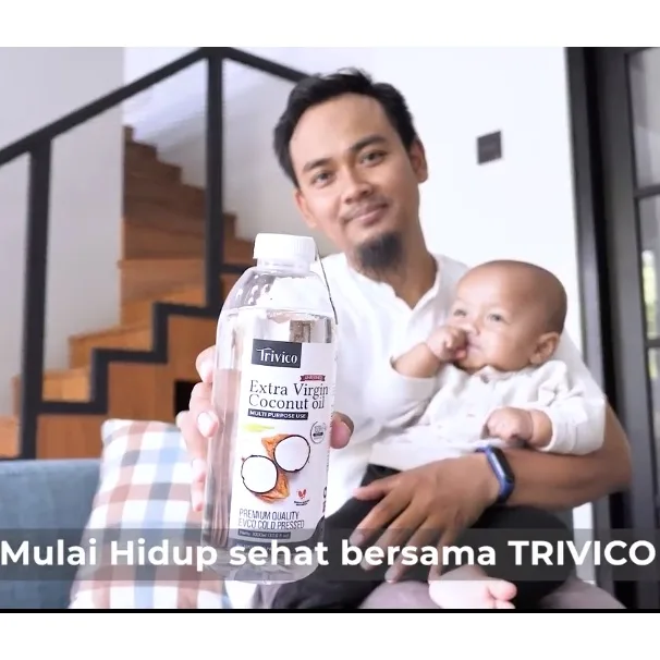 Trivico Minyak VCO Organik Virgin Coconut Oil 1 Liter - 100% Murni Kelapa