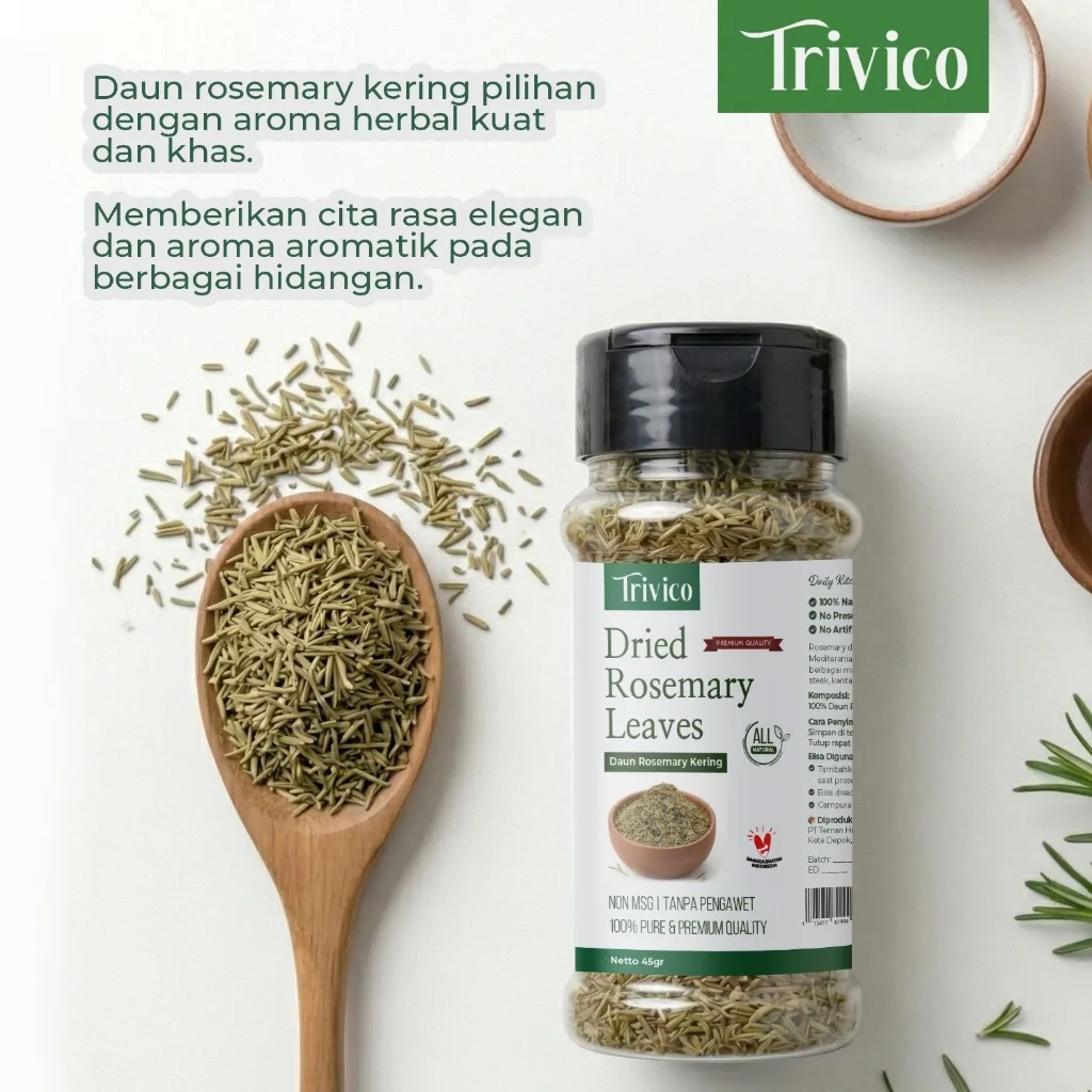 TRIVICO Dried Rosemary Leaves 25gr