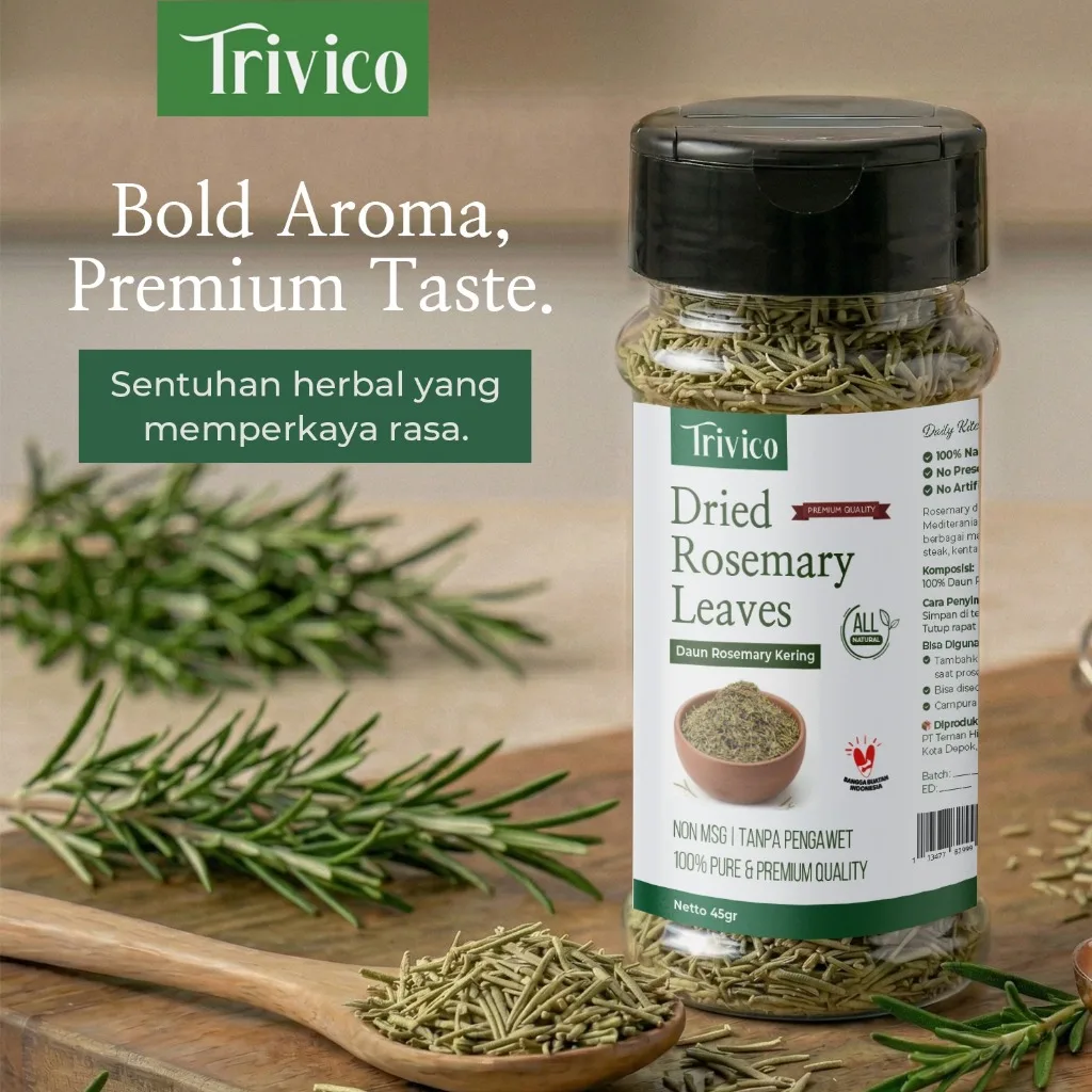 TRIVICO Dried Rosemary Leaves 25gr