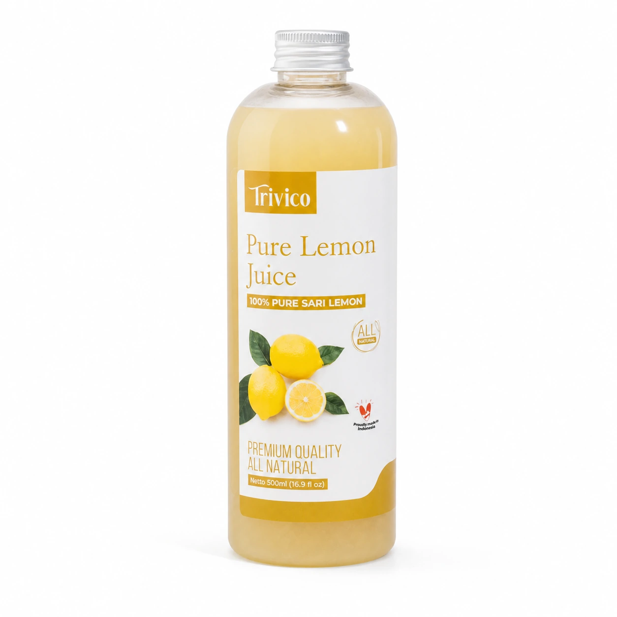 Trivico Paket 1 VCO Extra Virgin Coconut Oil 500ml & Sari Lemon 500ml