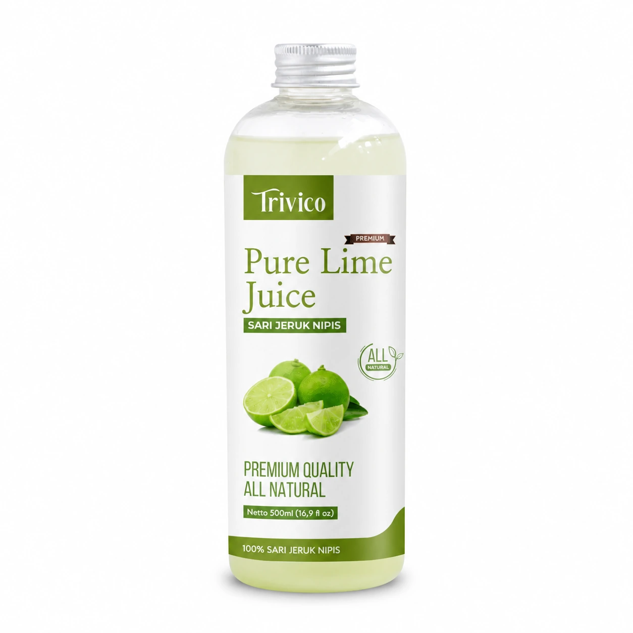 Trivico Sari Jeruk Nipis - Minuman Detoks Alami Segar & Sehat, Perasan Jeruk Nipis Murni 250ml