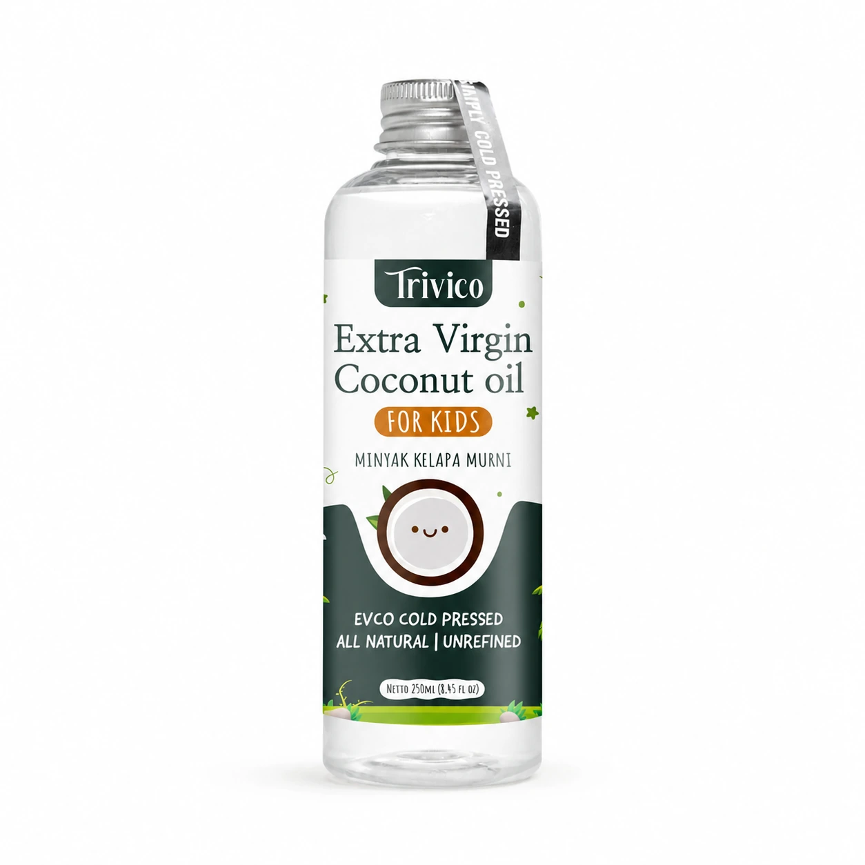 Trivico Minyak VCO Extra Virgin Untuk MPASI Anak & Bayi - USDA Organik