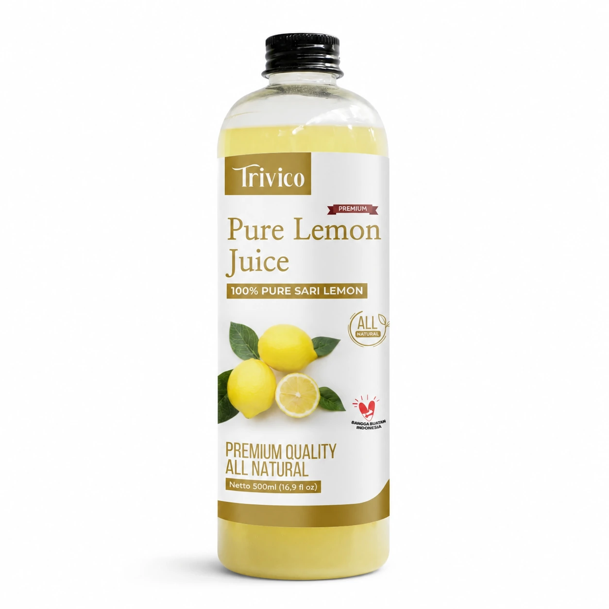 Trivico Sari Lemon Murni 100% - Minuman Diet Sehat & Detox Alami