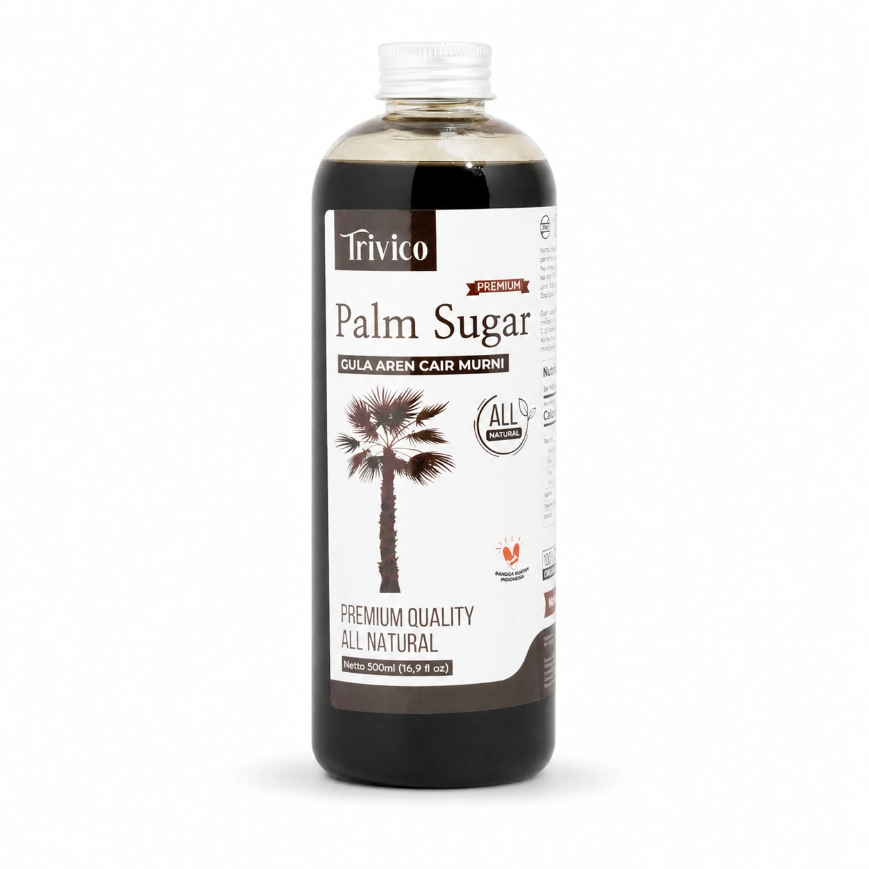 Trivico Gula Aren Cair Organik Premium - Palm Sugar Rasa Manis Alami & Kaya Manfaat