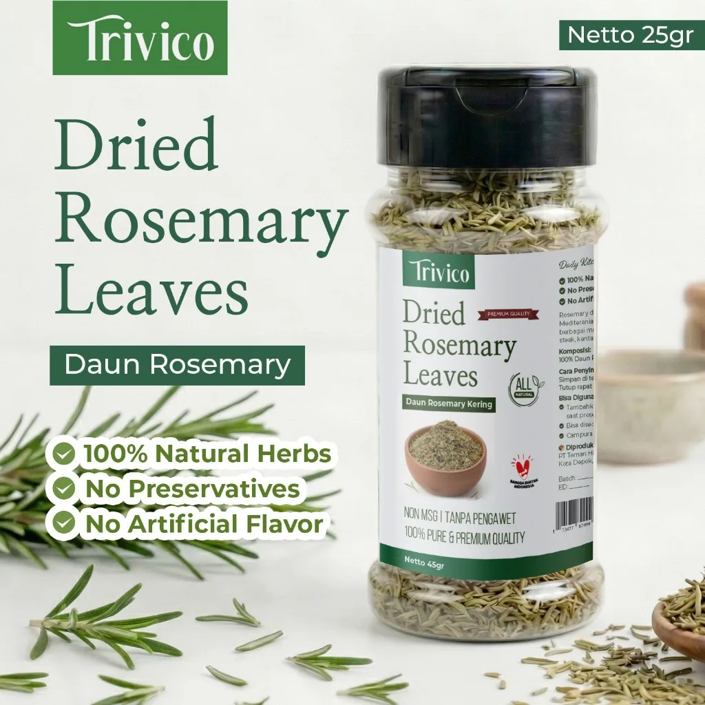 TRIVICO Dried Rosemary Leaves 25gr