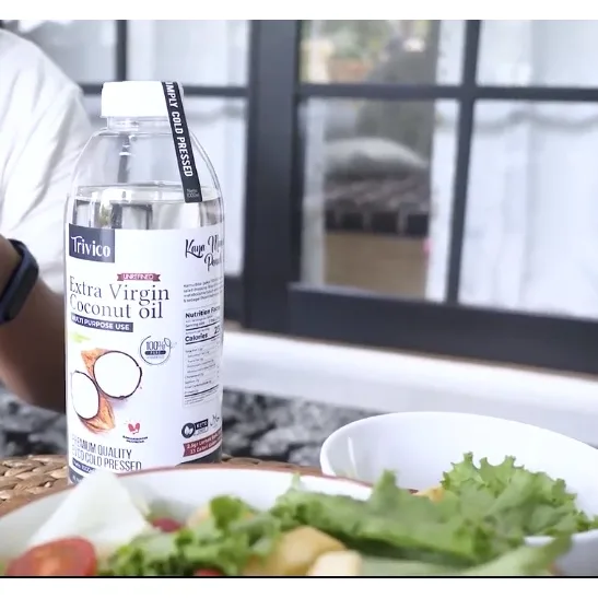 Trivico Minyak VCO Organik Virgin Coconut Oil 1 Liter - 100% Murni Kelapa