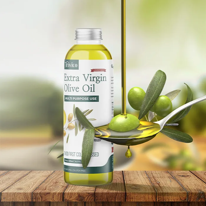 TRIVICO Minyak Zaitun Extra Virgin Olive Oil 500ml Asli | Olive Oil untuk Masak & Minum