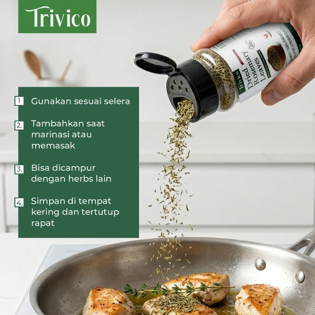TRIVICO Dried Rosemary Leaves 25gr