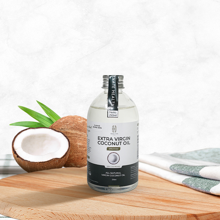 HEALTIVA VCO 250ml Minyak Kelapa Murni Extra Virgin Coconut Oil