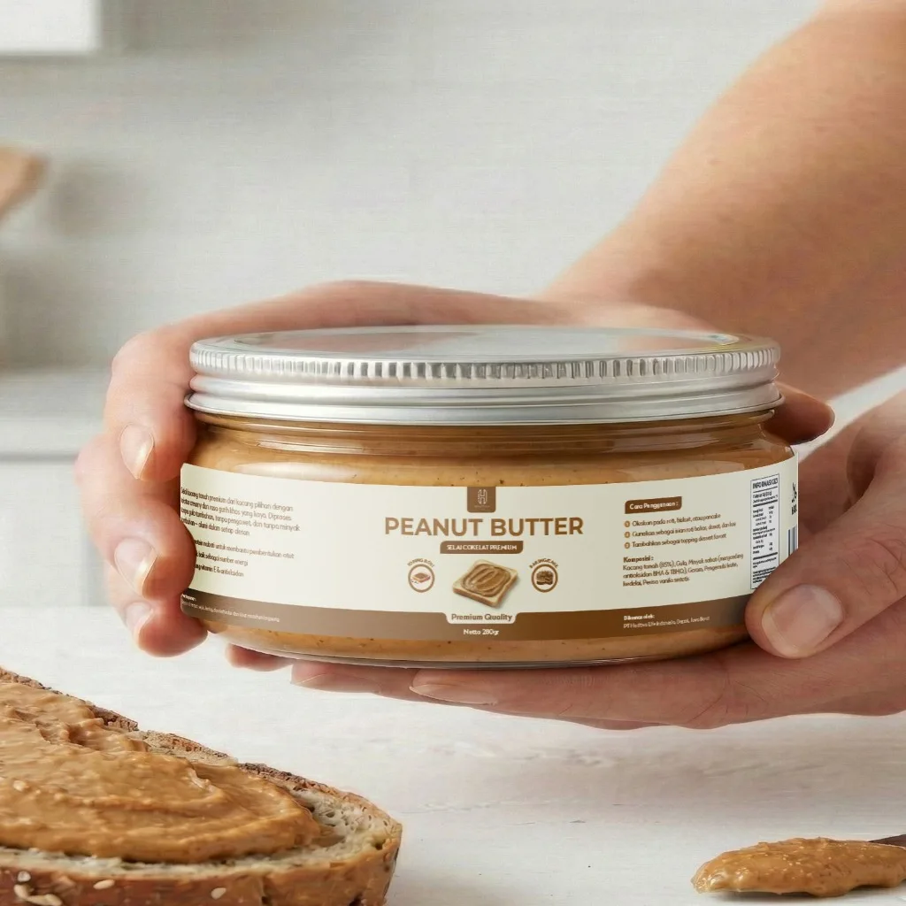 HEALTIVA Peanut Butter 280gr Selai Kacang Creamy Manis Lembut Oles Roti Healthy Spread
