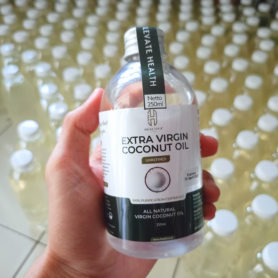 HEALTIVA VCO 250ml Minyak Kelapa Murni Extra Virgin Coconut Oil