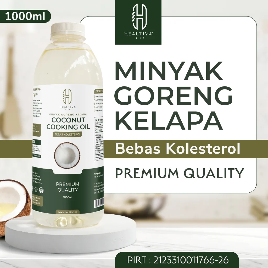 Minyak Goreng Kelapa Murni RBD 1 Liter Coconut Cooking Oil Sehat