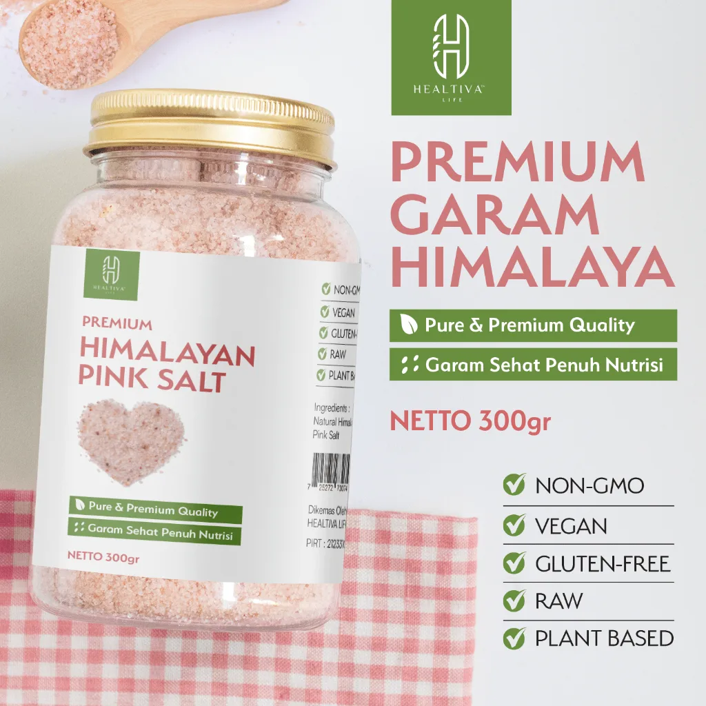 Garam Himalaya Murni 300gr Garam Himalaya Original Himalayan Pink Salt