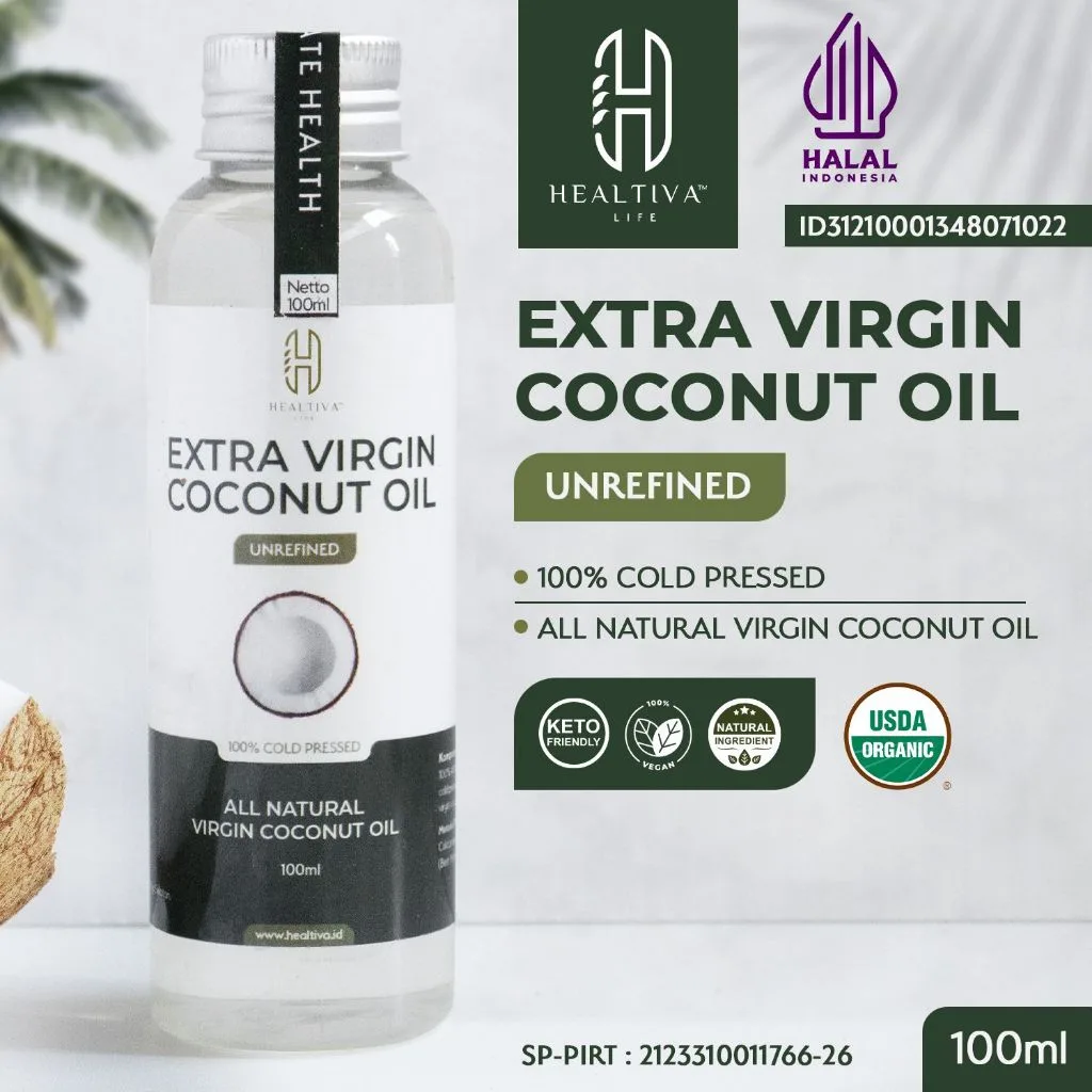 VCO 100ml Minyak Kelapa Murni Extra Virgin Coconut Oil