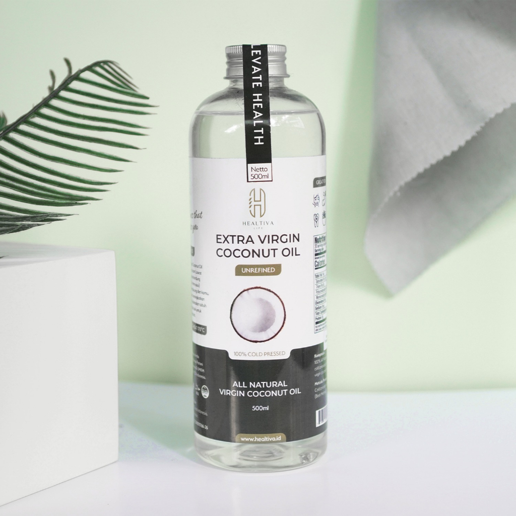 HEALTIVA VCO 500ml Minyak Kelapa Murni Extra Virgin Coconut Oil