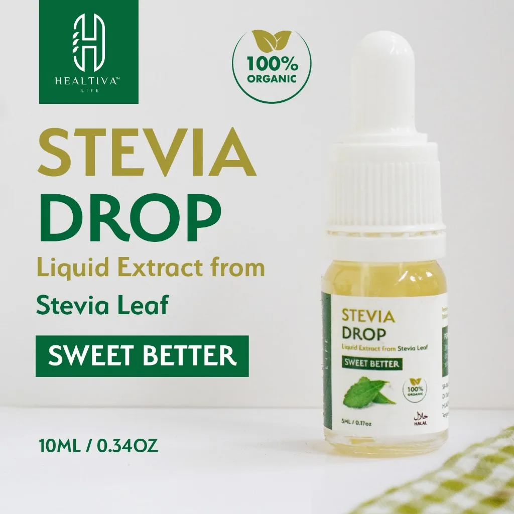 Stevia Tetes Cair 5ml Natural Sweetener Pengganti Gula