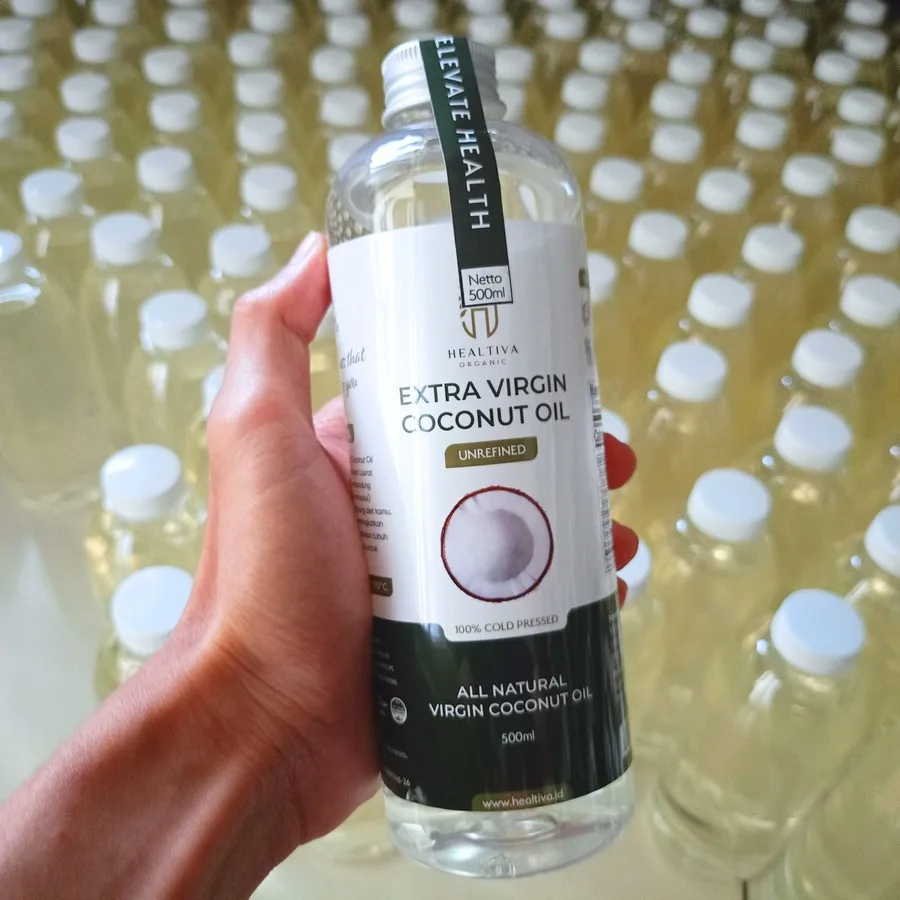Healtiva VCO Virgin Coconut Oil 500ml Minyak Kelapa Murni Coconut Oil