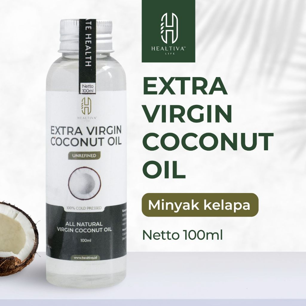 HEALTIVA VCO 100ml Minyak Kelapa Murni Extra Virgin Coconut Oil