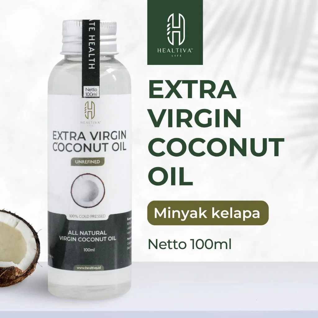 HEALTIVA VCO 100ml Minyak Kelapa Murni Extra Virgin Coconut Oil