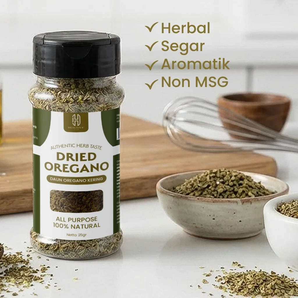 HEALTIVA Daun Oregano Kering 25gr Dried Oregano Non MSG