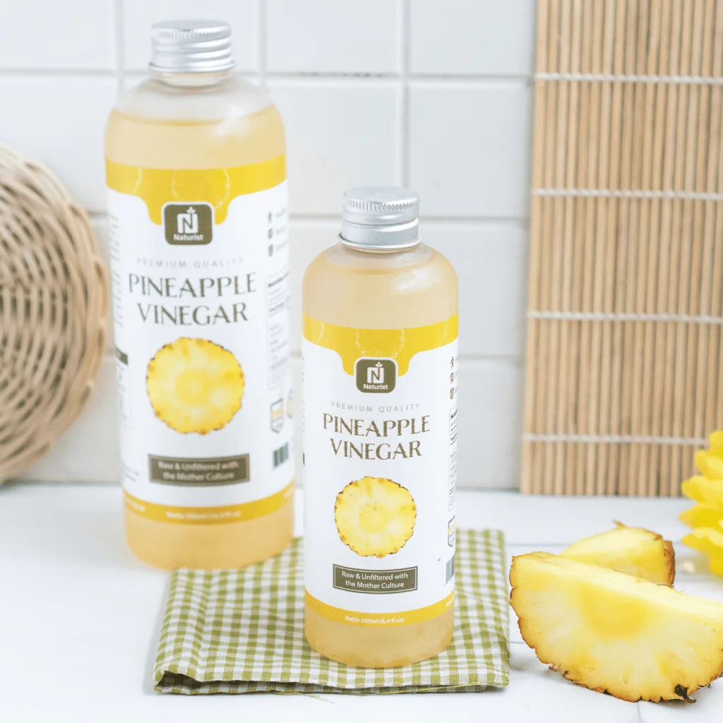 NATURIST Cuka Nanas Murni 500ml With The Mother Pineapple Vinegar Fermentasi Alami