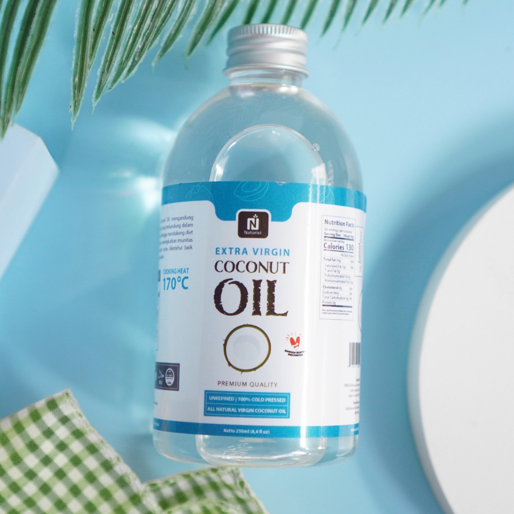 NATURIST Minyak VCO Kelapa Murni 250ml Virgin Coconut Oil Asli Cold Pressed
