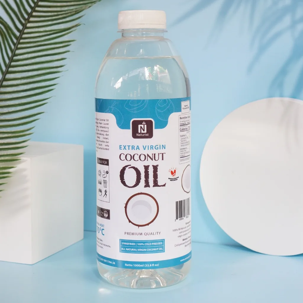NATURIST Extra VCO Virgin Coconut Oil 1000ML Minyak Kelapa Murni 1 Liter