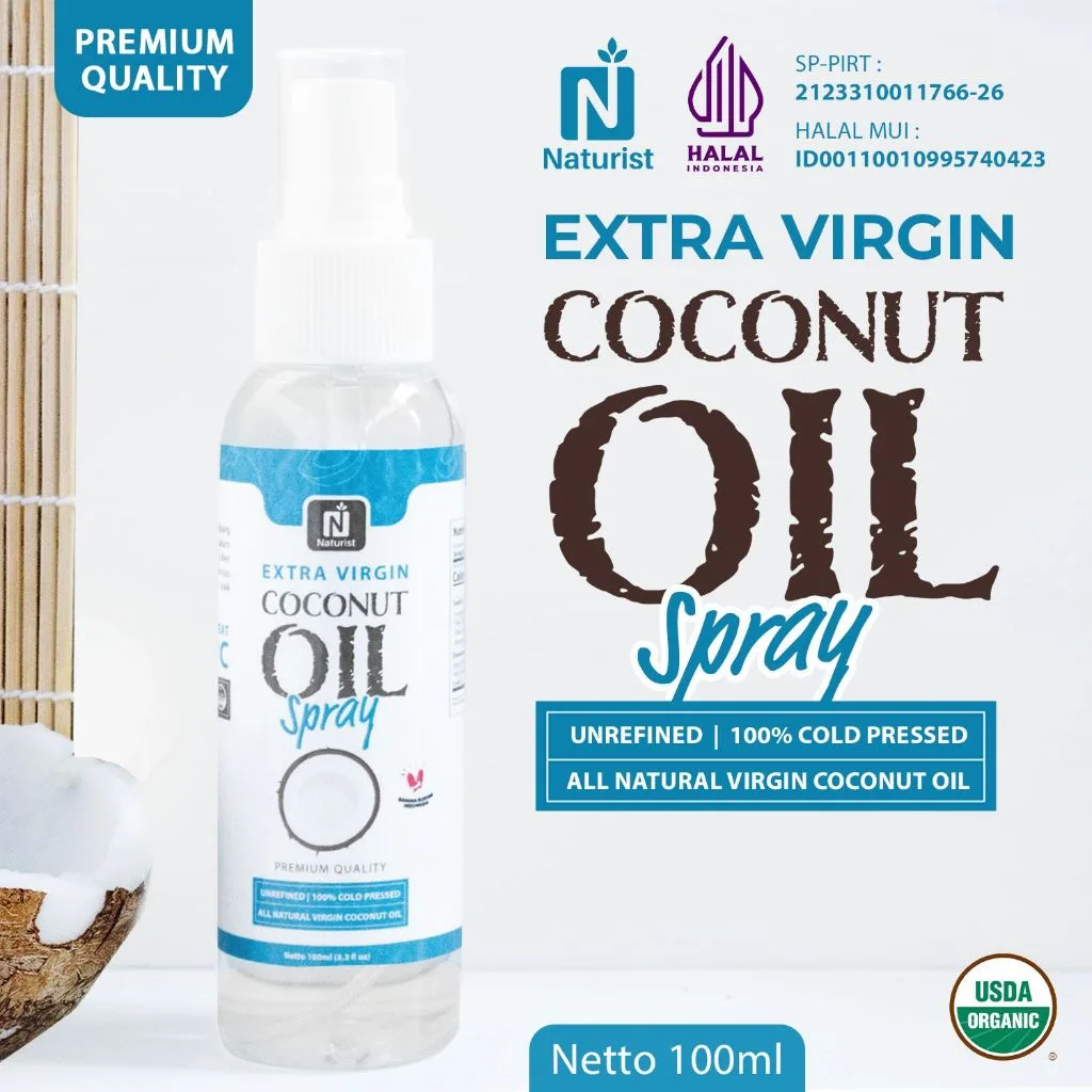 NATURIST Minyak Kelapa Murni VCO Spray 100ml Extra Virgin Coconut Oil