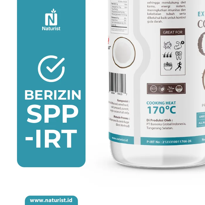 NATURIST Minyak Kelapa VCO 5L Virgin Coconut Oil Murni Coconut Oil Curah 5000ml