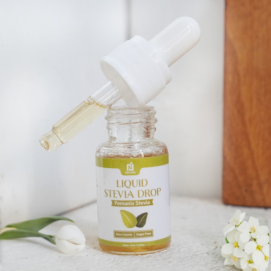 NATURIST Paket Stevia Tetes 10ml  Isi 2 Pcs Pemanis Alami Pengganti Gula Non Kalori