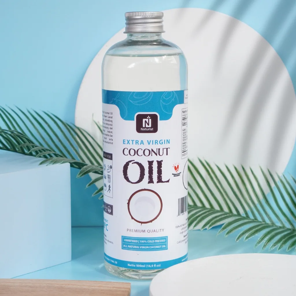 Naturist EVCO Virgint Coconut Oil Extra VCO 500ml Minyak Kelapa Murni