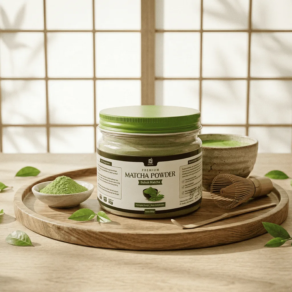 NATURIST Matcha Powder Premium Bubuk Matcha Organik Original Premium Grade