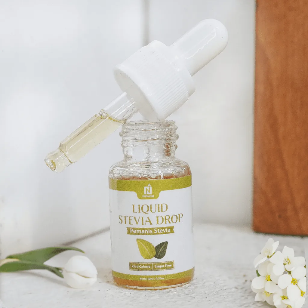 NATURIST Stevia Cair Tetes 10ml Gula Stevia Pemanis Alami Tanpa Kalori Pengganti Gula Tanpa Gula