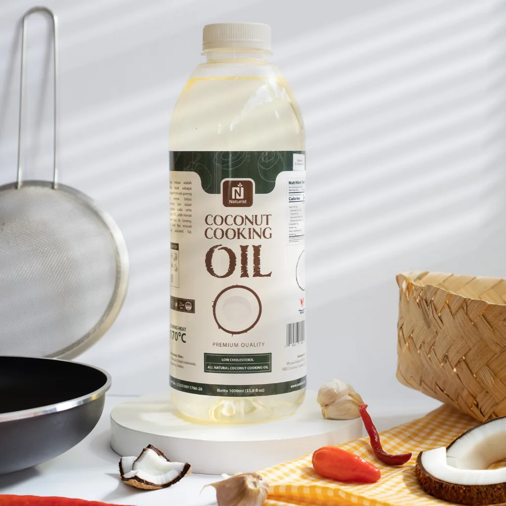 NATURIST Minyak Kelapa Goreng 1 Liter Coconut Cooking Oil Minyak Sehat Alami untuk Memasak