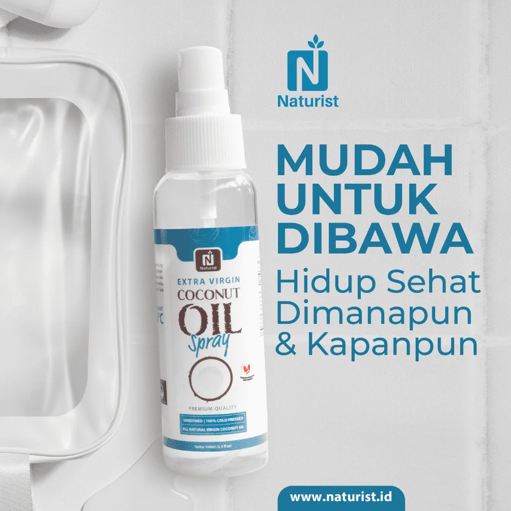 NATURIST Minyak Kelapa Murni VCO Spray 100ml Extra Virgin Coconut Oil