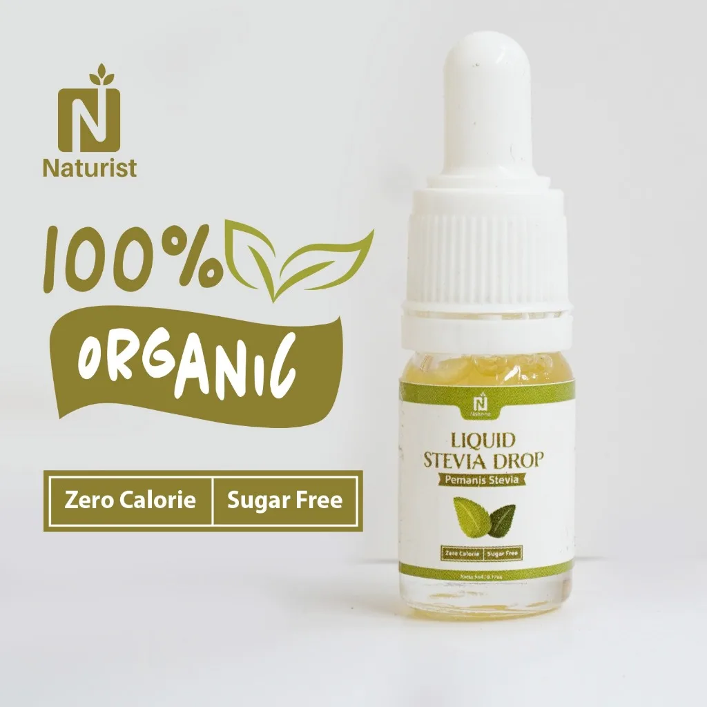 NATURIST Stevia Cair Tetes Pemanis Alami Gula Stevia Natural Sweetener Liquid 5ml