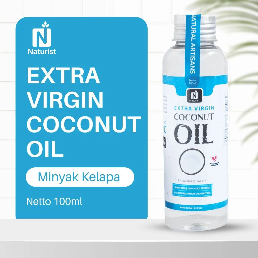 NATURIST VCO 100ml Minyak Kelapa Murni Virgin Coconut Oil Cold Pressed