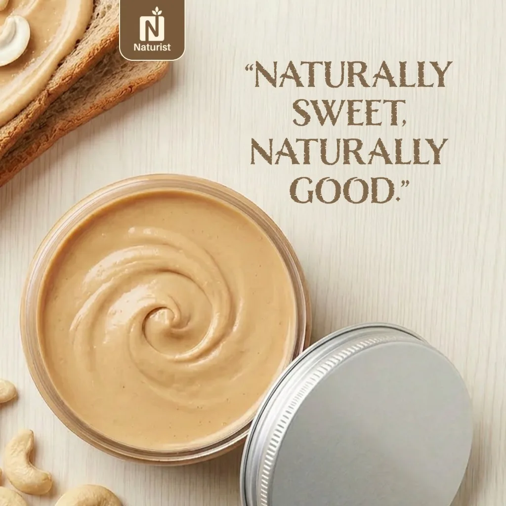 NATURIST Cashew Butter 280gr Selai Kacang Mete Premium 100% Natural Non MSG Healthy Spread