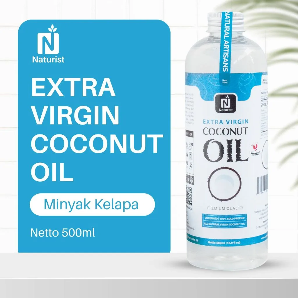 Naturist EVCO Virgint Coconut Oil Extra VCO 500ml Minyak Kelapa Murni
