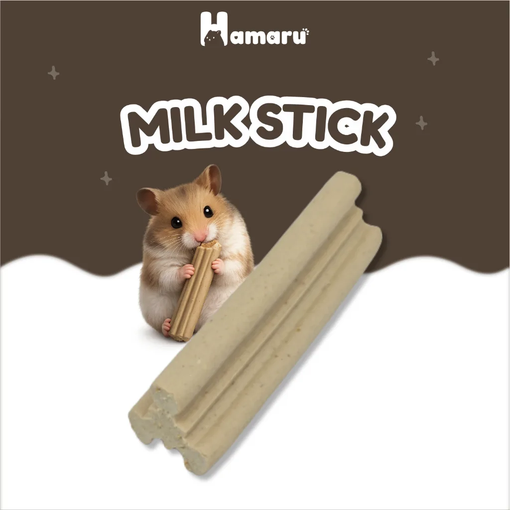 Hamaru Milk Stick Snack Camilan Hamster Treat Reward Hamter Cincila Marmut Sugar Glider Small Pets