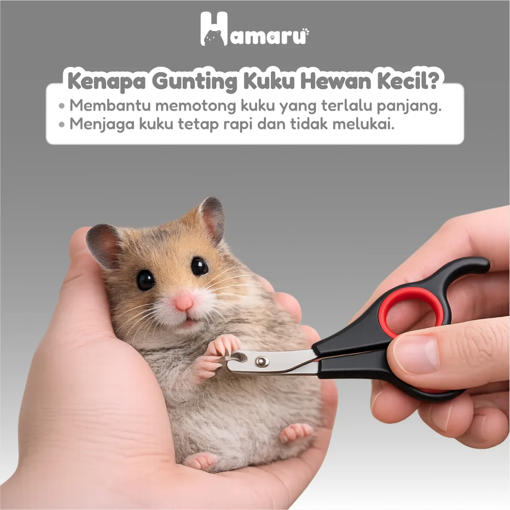 Hamaru Gunting Kuku Hewan Kecil Nail Clipper Hamster Small Pets