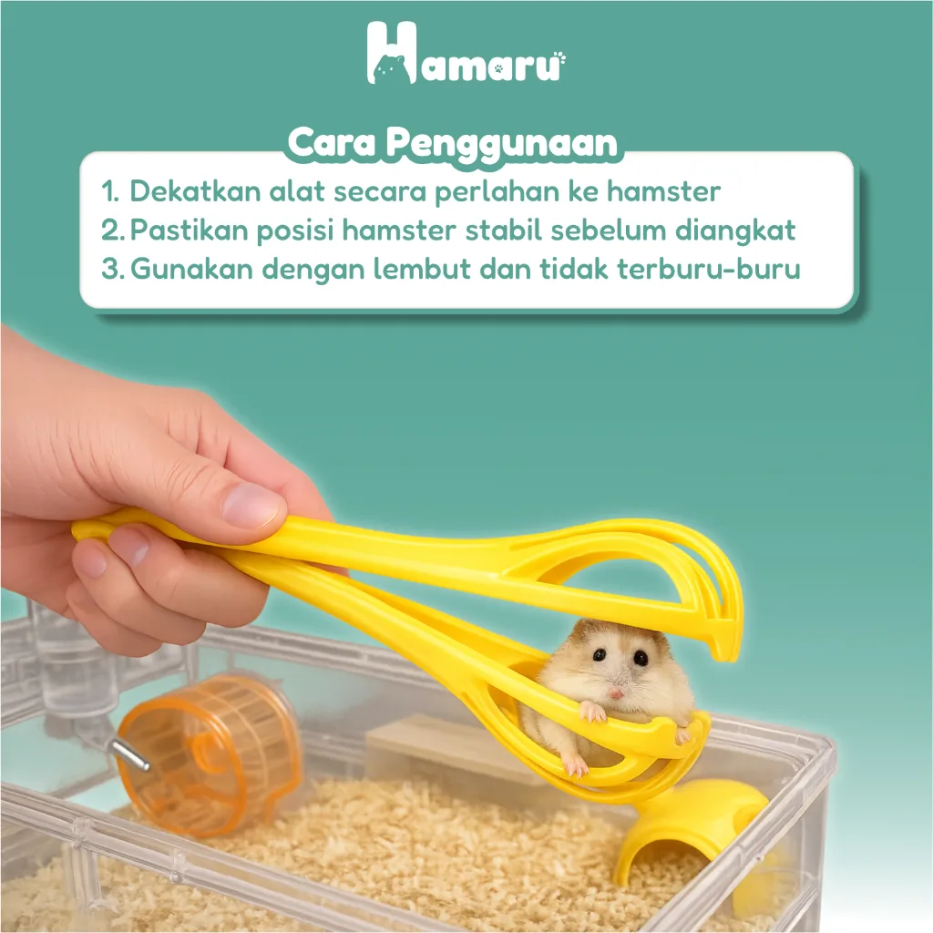maru Safety Hamster Grab Alat Angkat dan Pindah Hamster Marmut Landak Mini Hewan Kecil