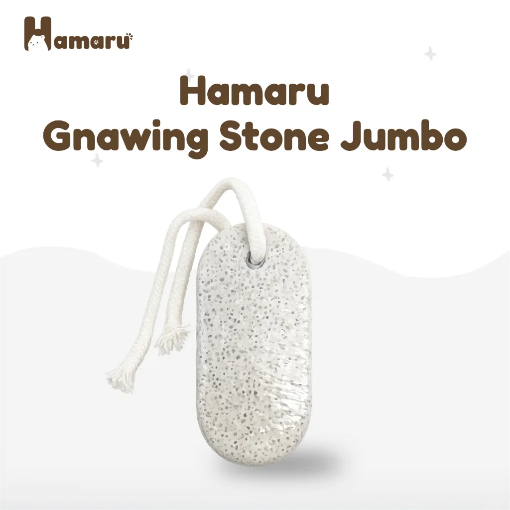 Hamaru Gnawing Stone Jumbo Batu Mineral Pengikis Gigi Hamster Mainan Gigitan Hamster Hewan Pengerat