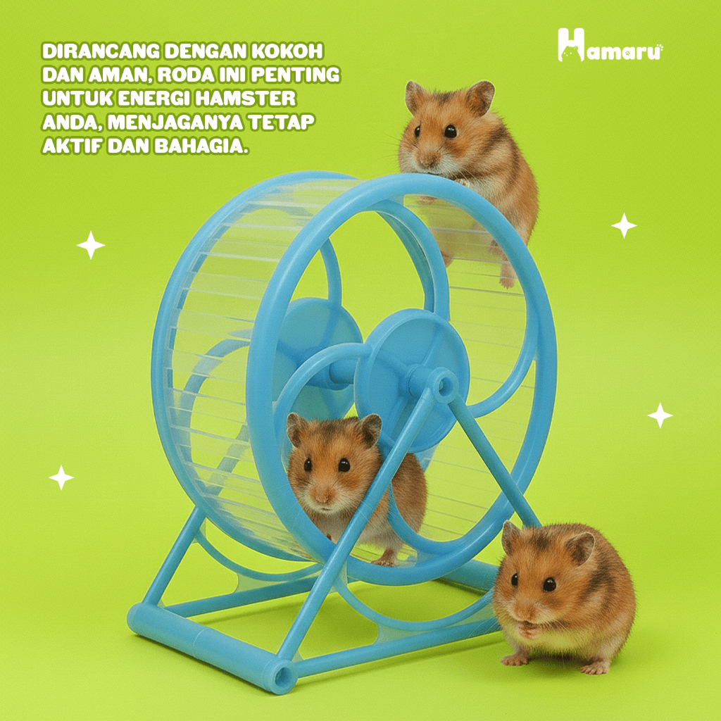 HAMARU Wheels Exercise Kincir Mainan & Latihan Olahraga Hamster Hewan Kecil