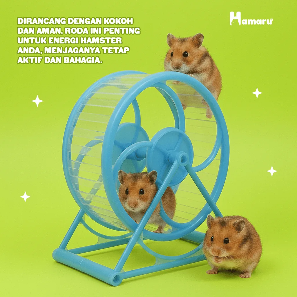 HAMARU Wheels Exercise Kincir Mainan & Latihan Olahraga Hamster Hewan Kecil