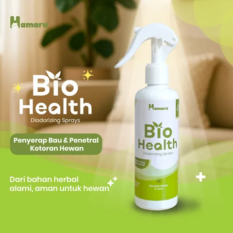 HAMARU Bio Health Spray Disinfectant Pembersih Kandang Hewan Organik Hamster Sugar Glider - 250ml