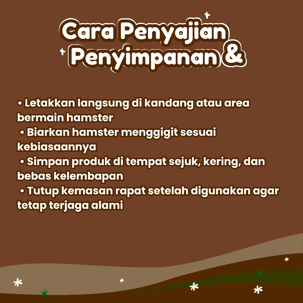 HAMARU Pine Cone Chew Perawatan Gigitan Hamster Alami Biji Pinus