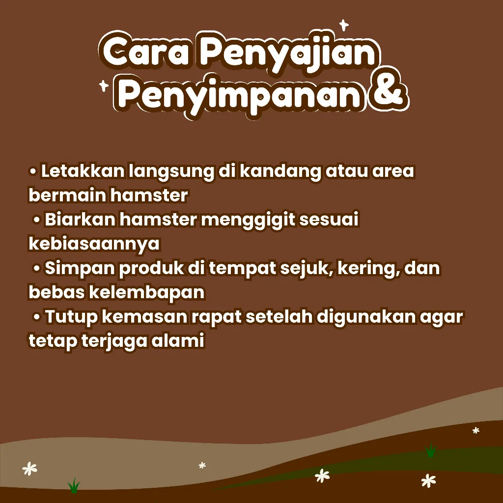 HAMARU Pine Cone Chew Perawatan Gigitan Hamster Alami Biji Pinus