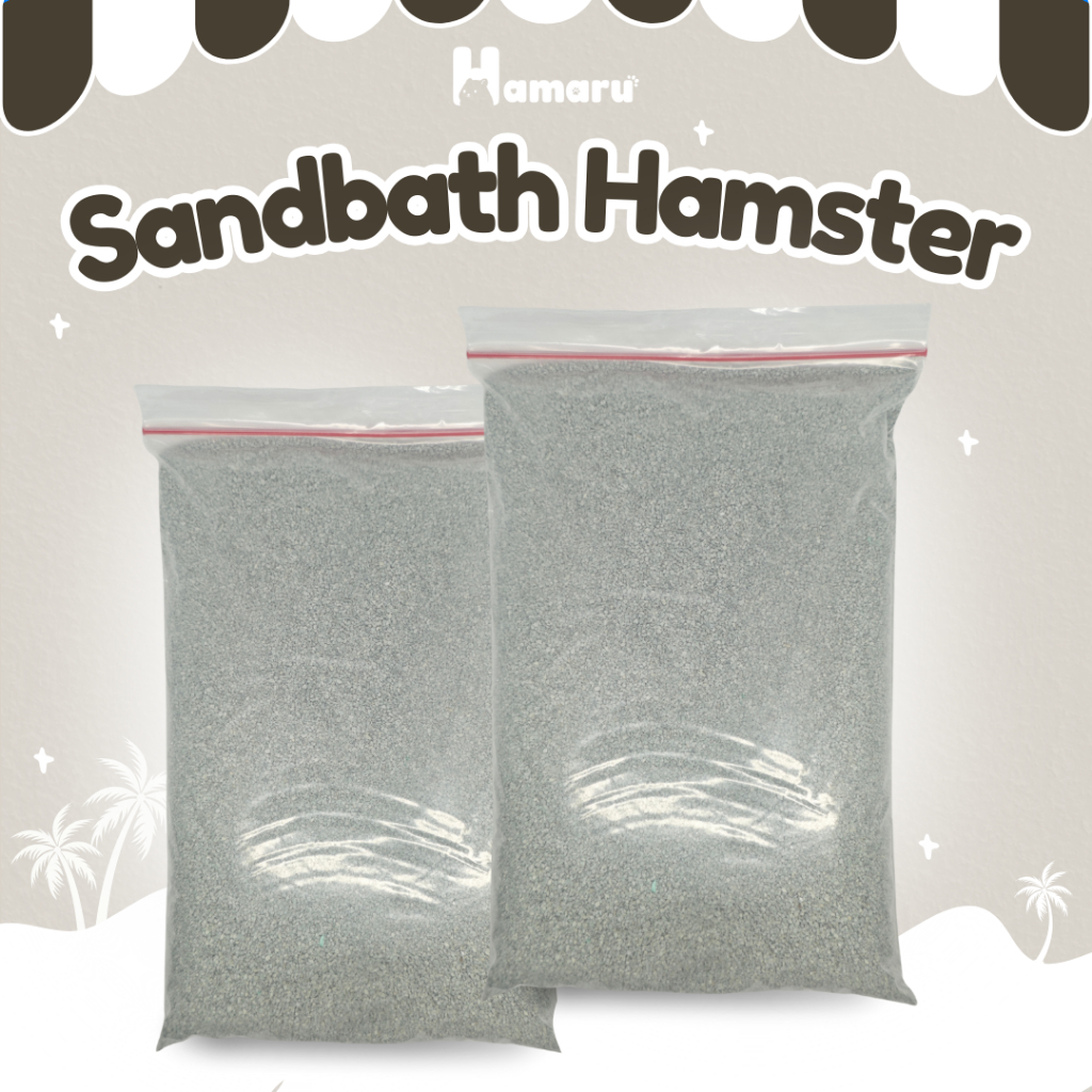HAMARU Sandbath Pasir Mandi Halus Hamster Hewan Kecil Pasir Mandi Murah 1KG