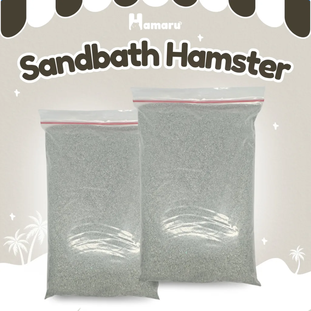 HAMARU Sandbath Pasir Mandi Halus Hamster Hewan Kecil Pasir Mandi Murah 1KG